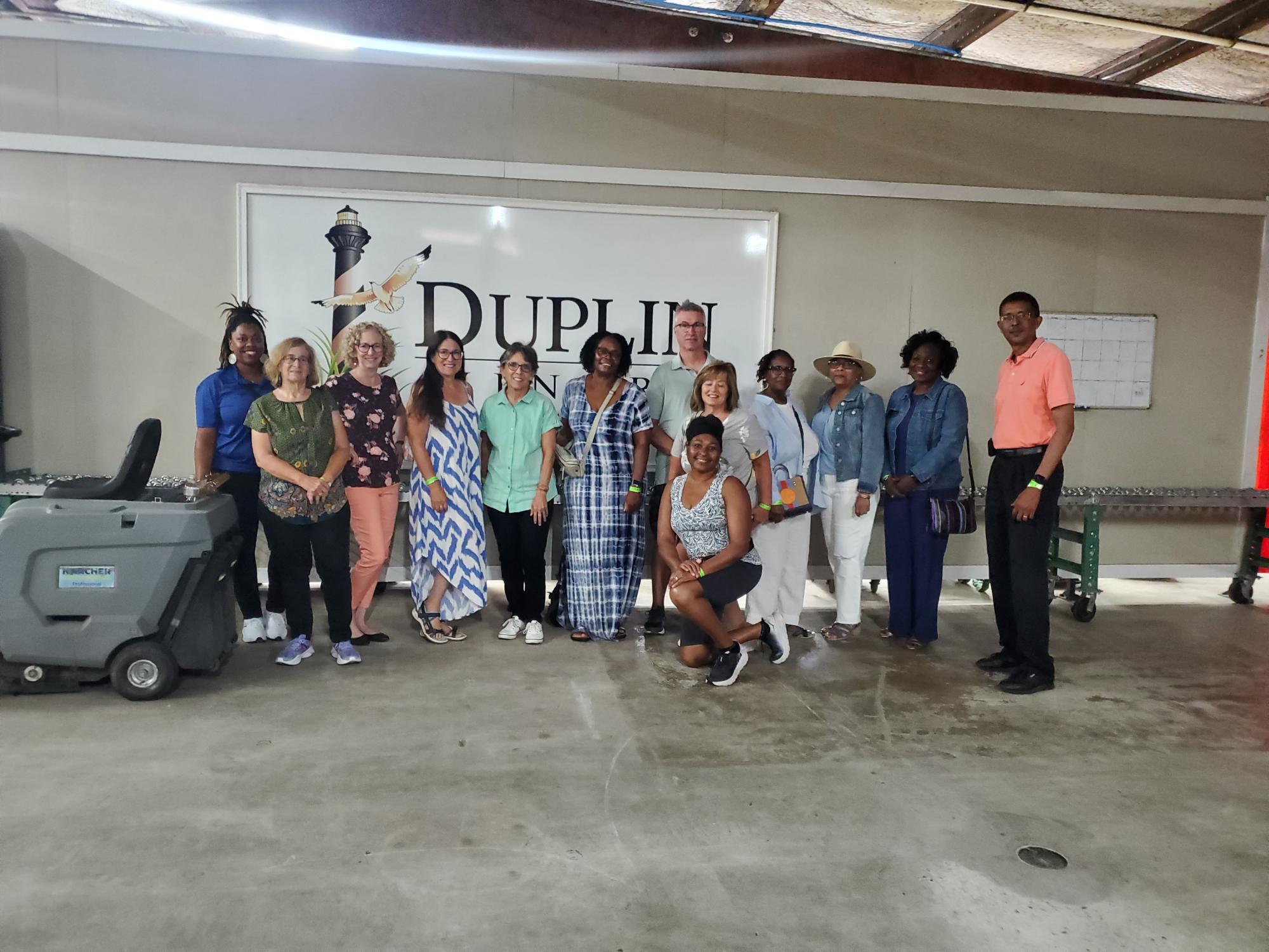 Group Picture at Duplin Winery