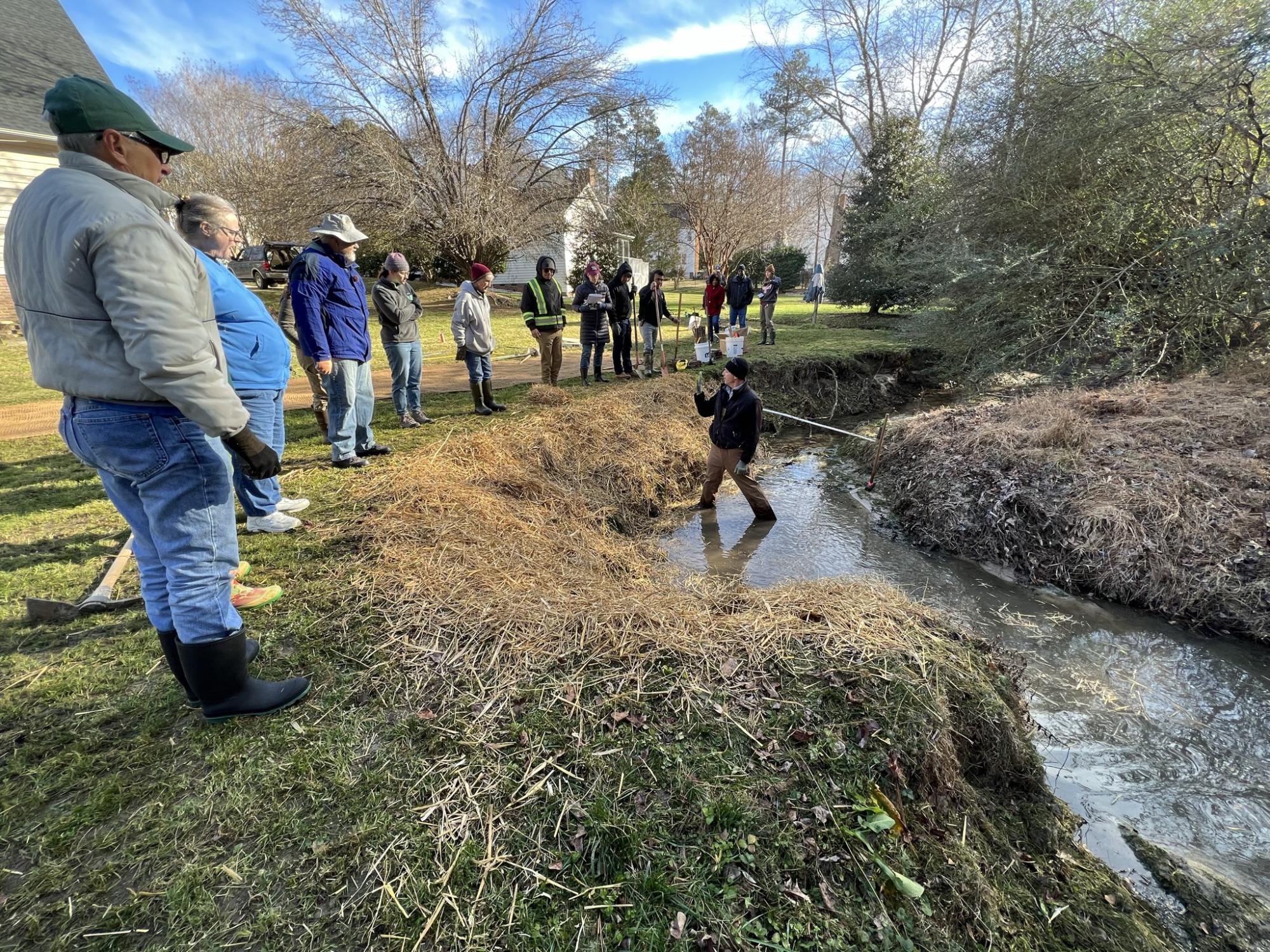 NCSU Stream Bank Workshop in Town