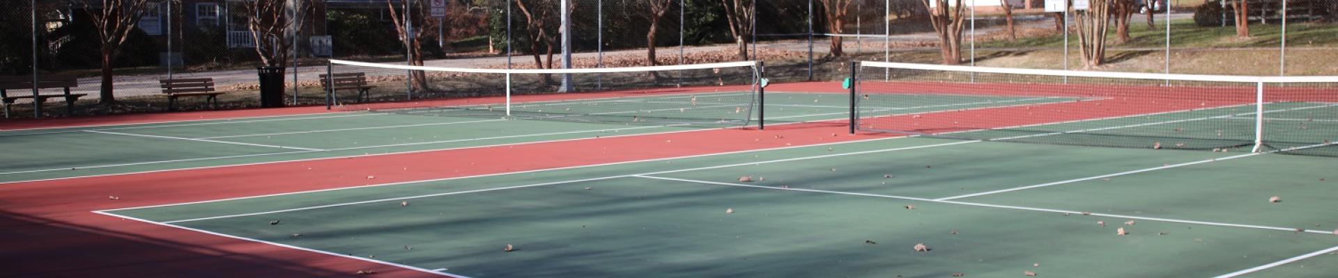 tennis courts