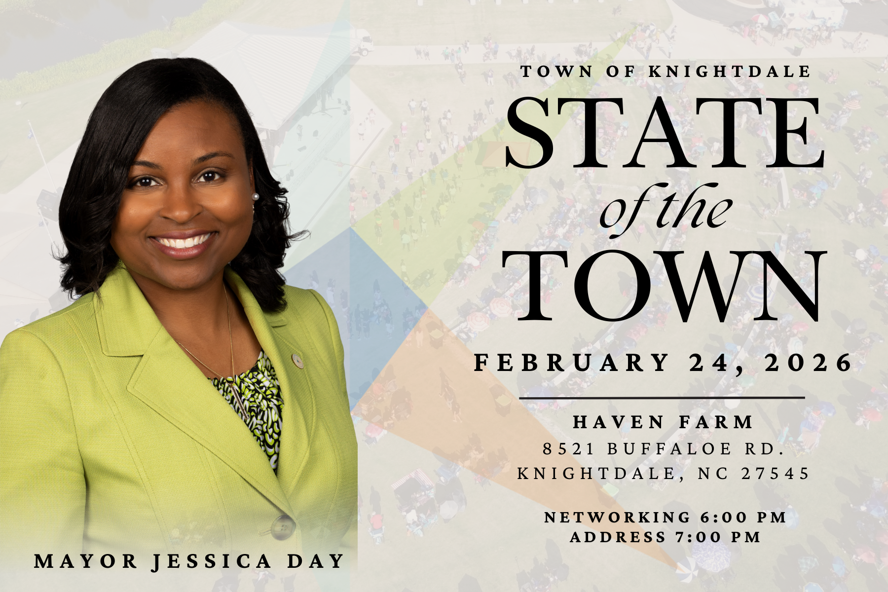 State of the Town  February 24, 2026  Networking: 6pm  Address: 7pm