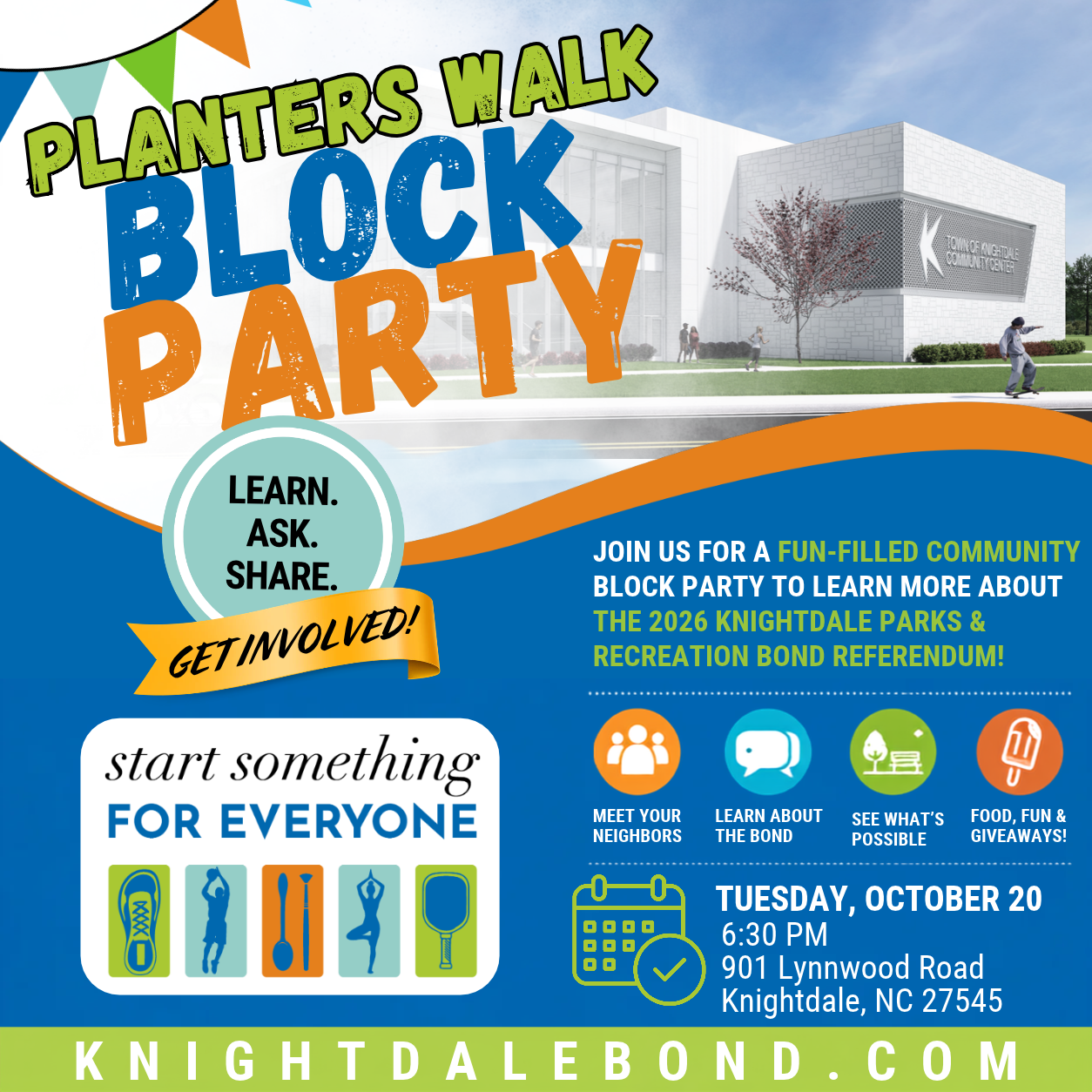 Planters Walk Bond Block Party