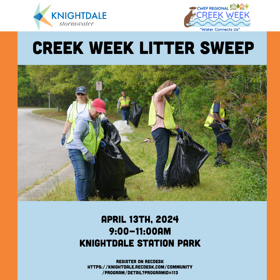 2024 CWEP Creek Week Litter Sweep in Knightdale (Promo)