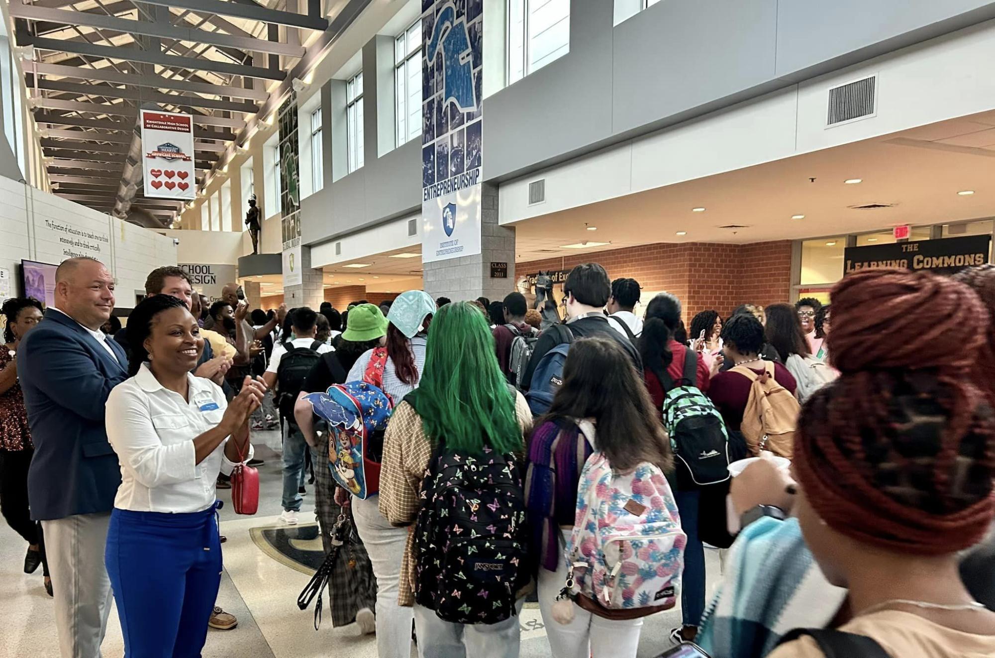 Knightdale High School Clap-In