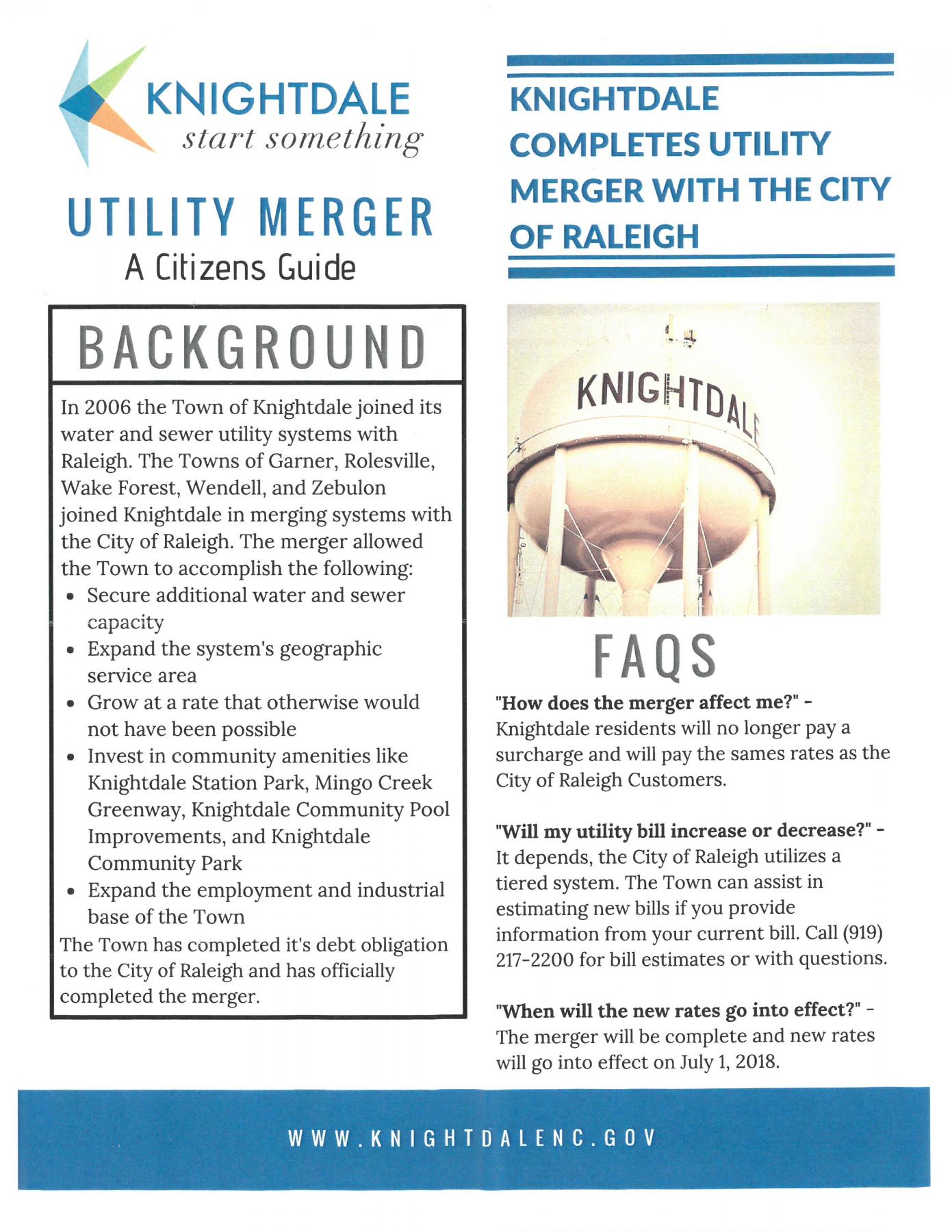 Water Merger Flyer