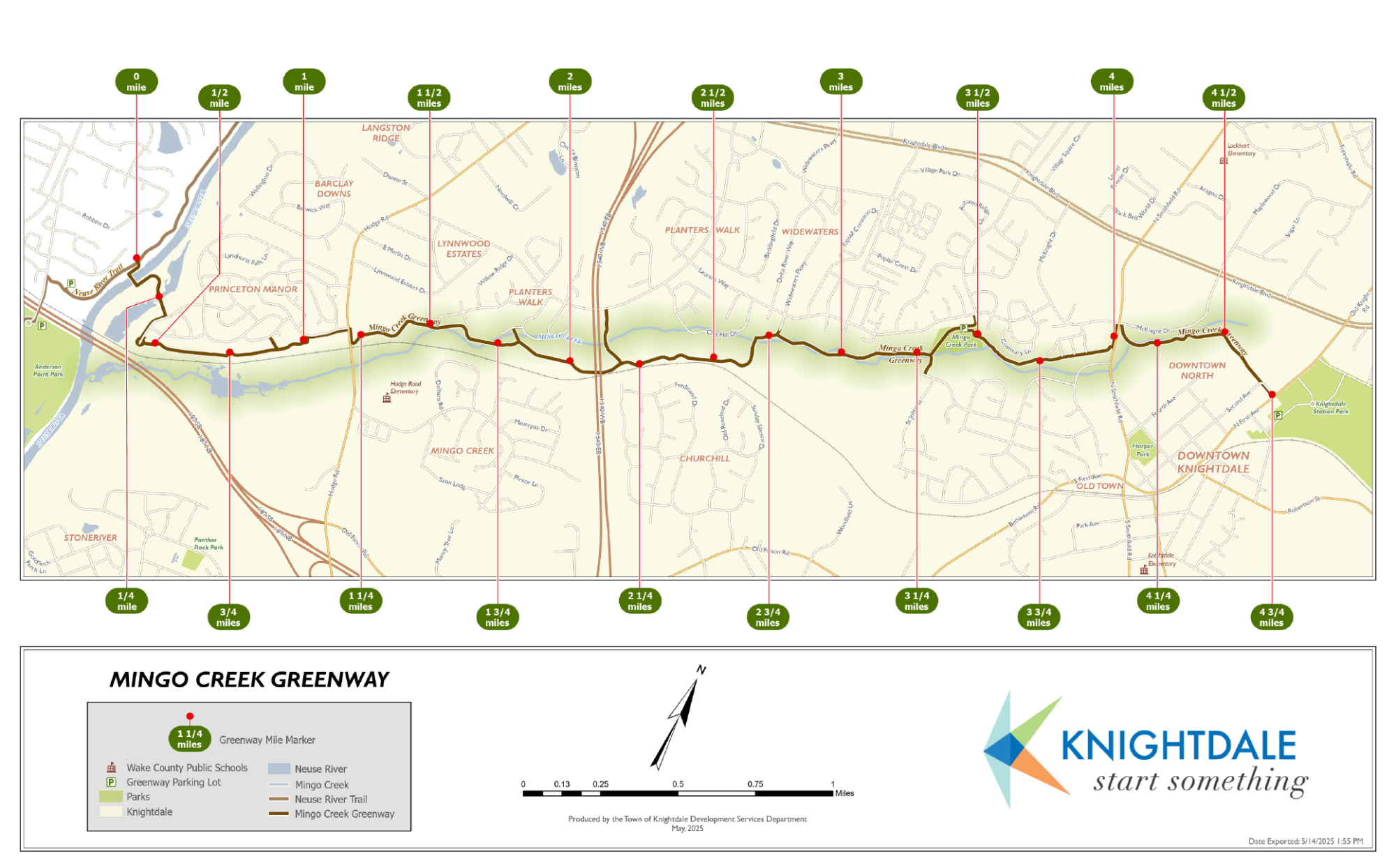 Mingo Creek Greenway Map