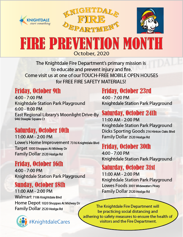 Fire Safety Month Flyer