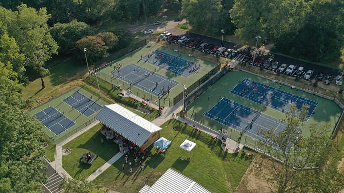 aerial view of harper park