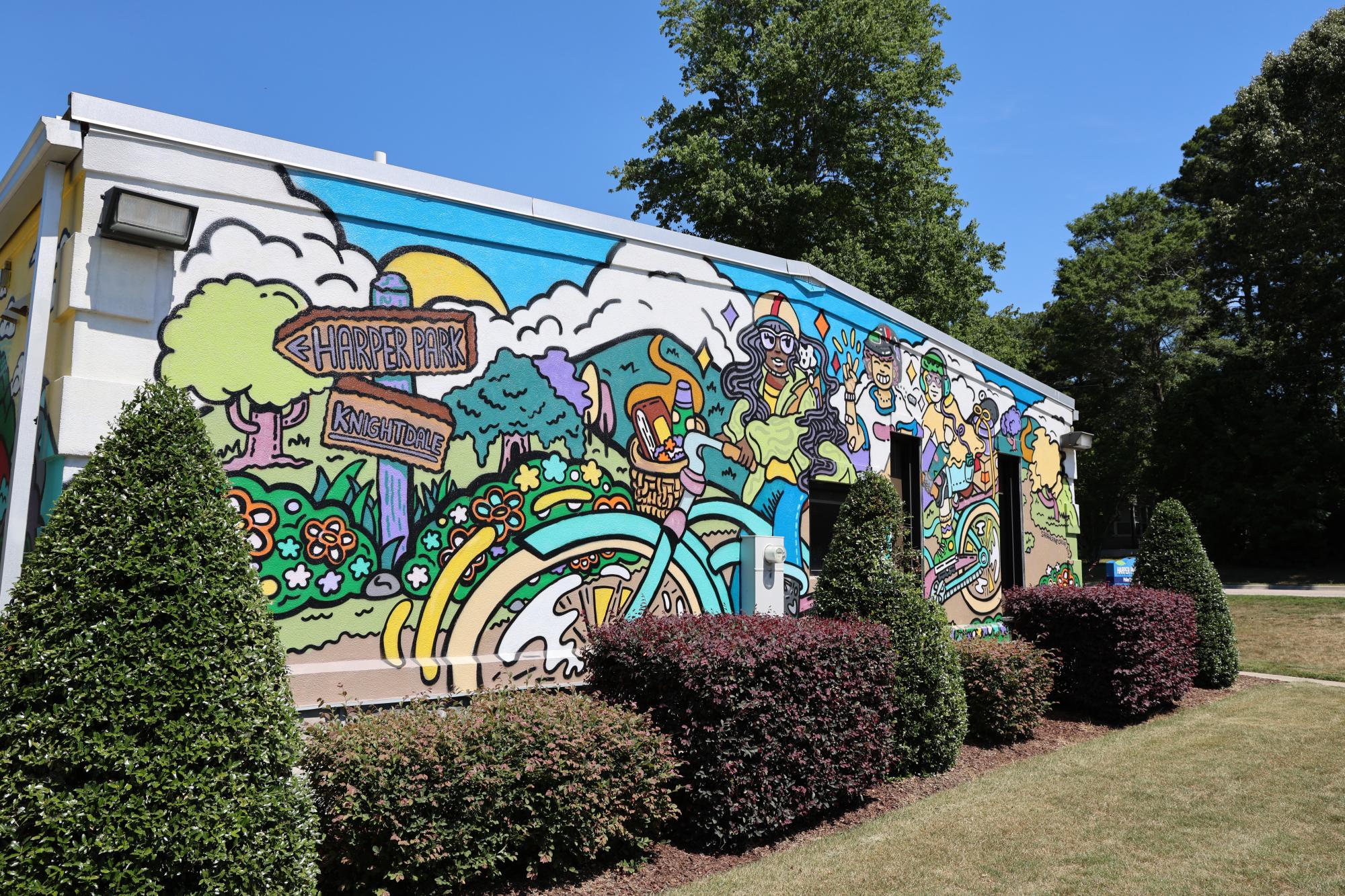 Harper Park Building Mural
