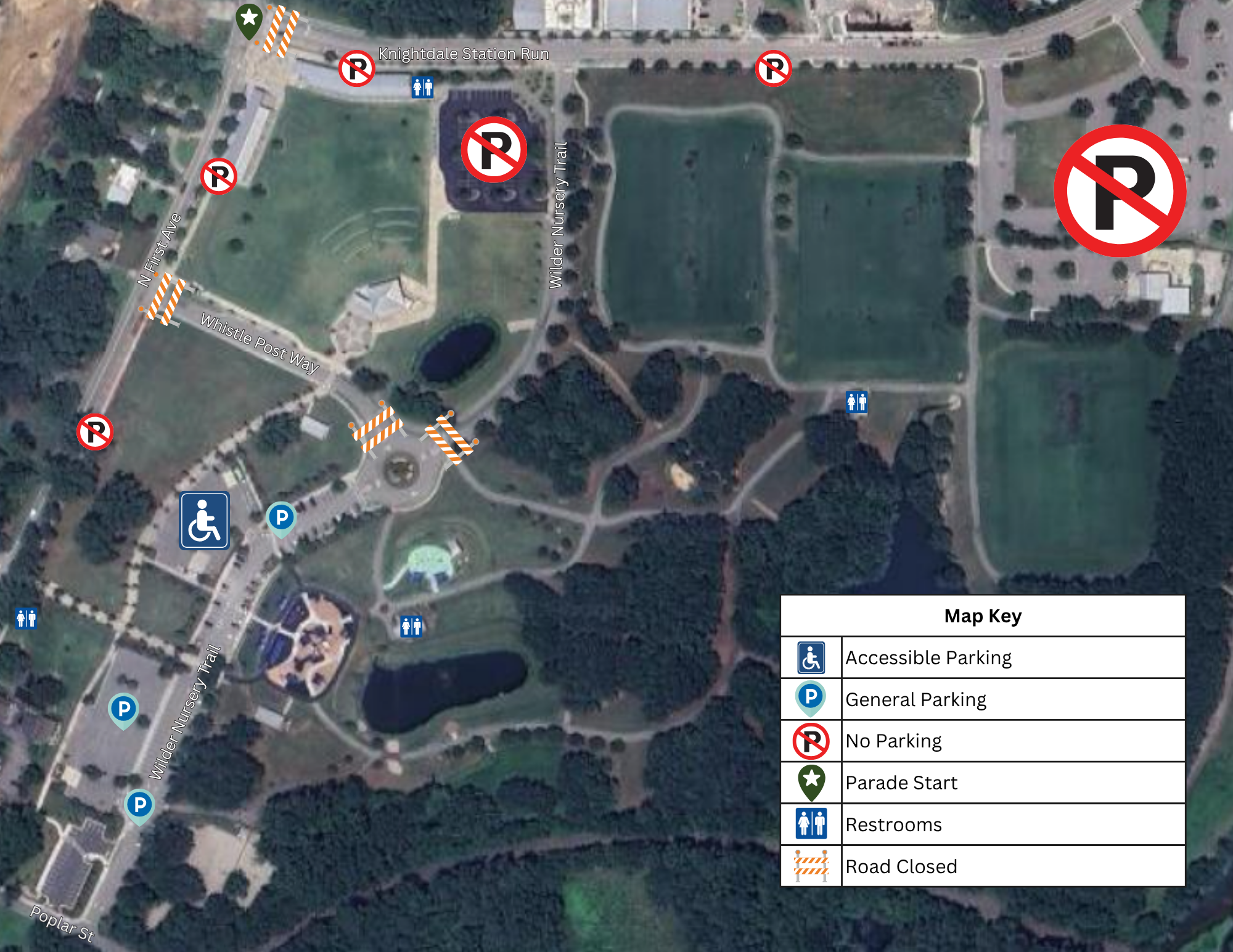 accessible parking map