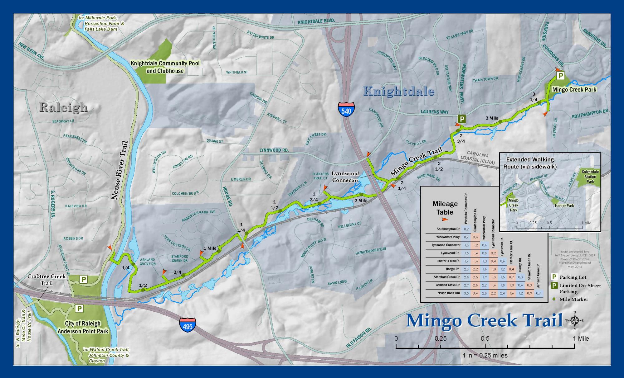 Mingo Creek Trail Map
