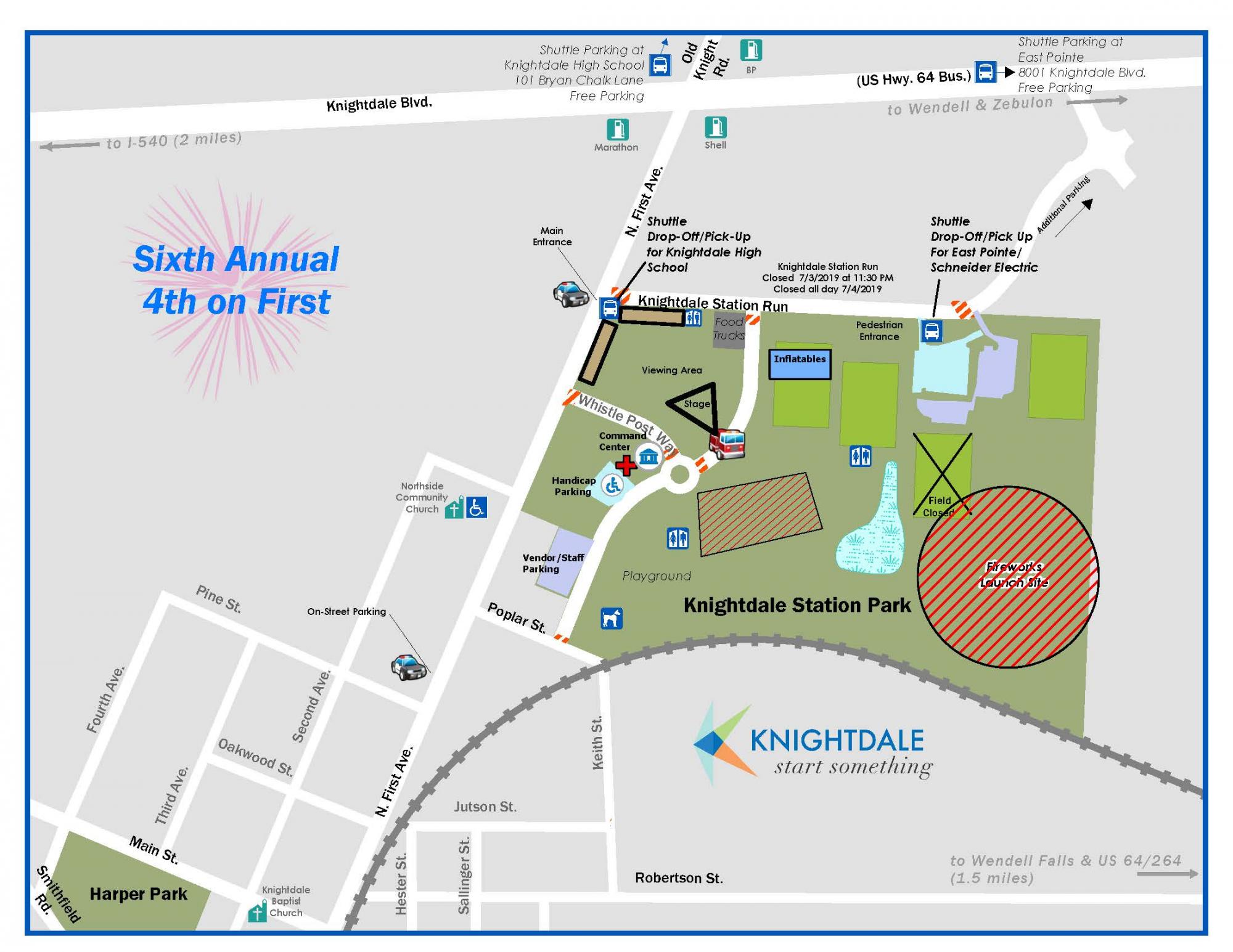 4th on 1st Coming to Knightdale Station Park! Town of Knightdale, NC