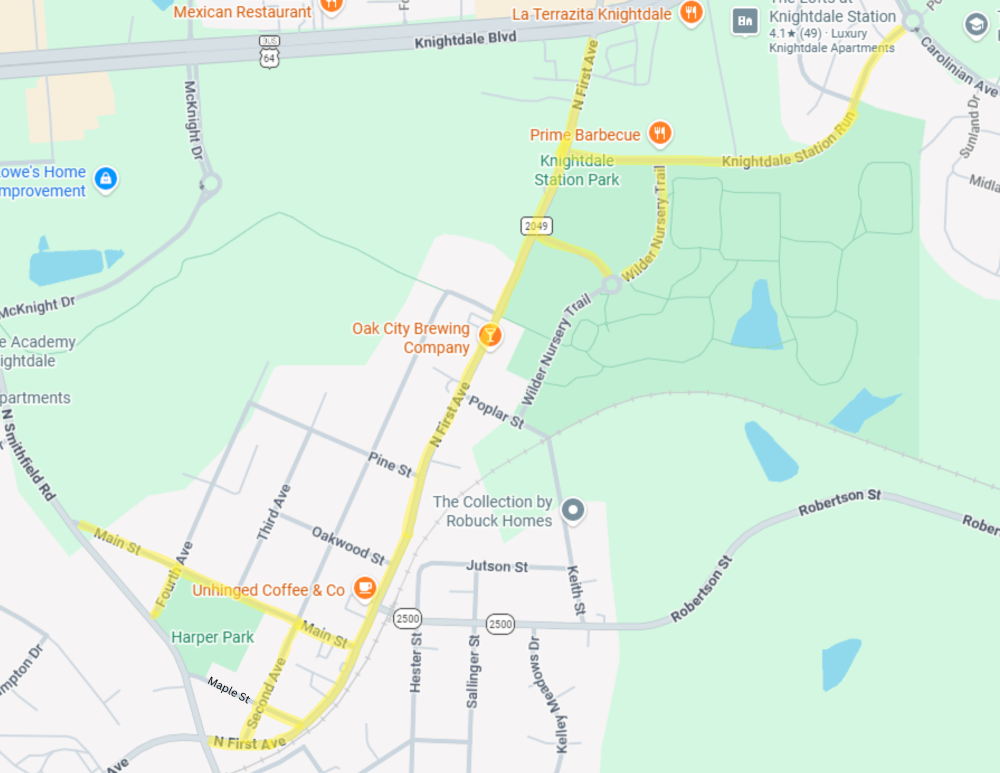 road closure map