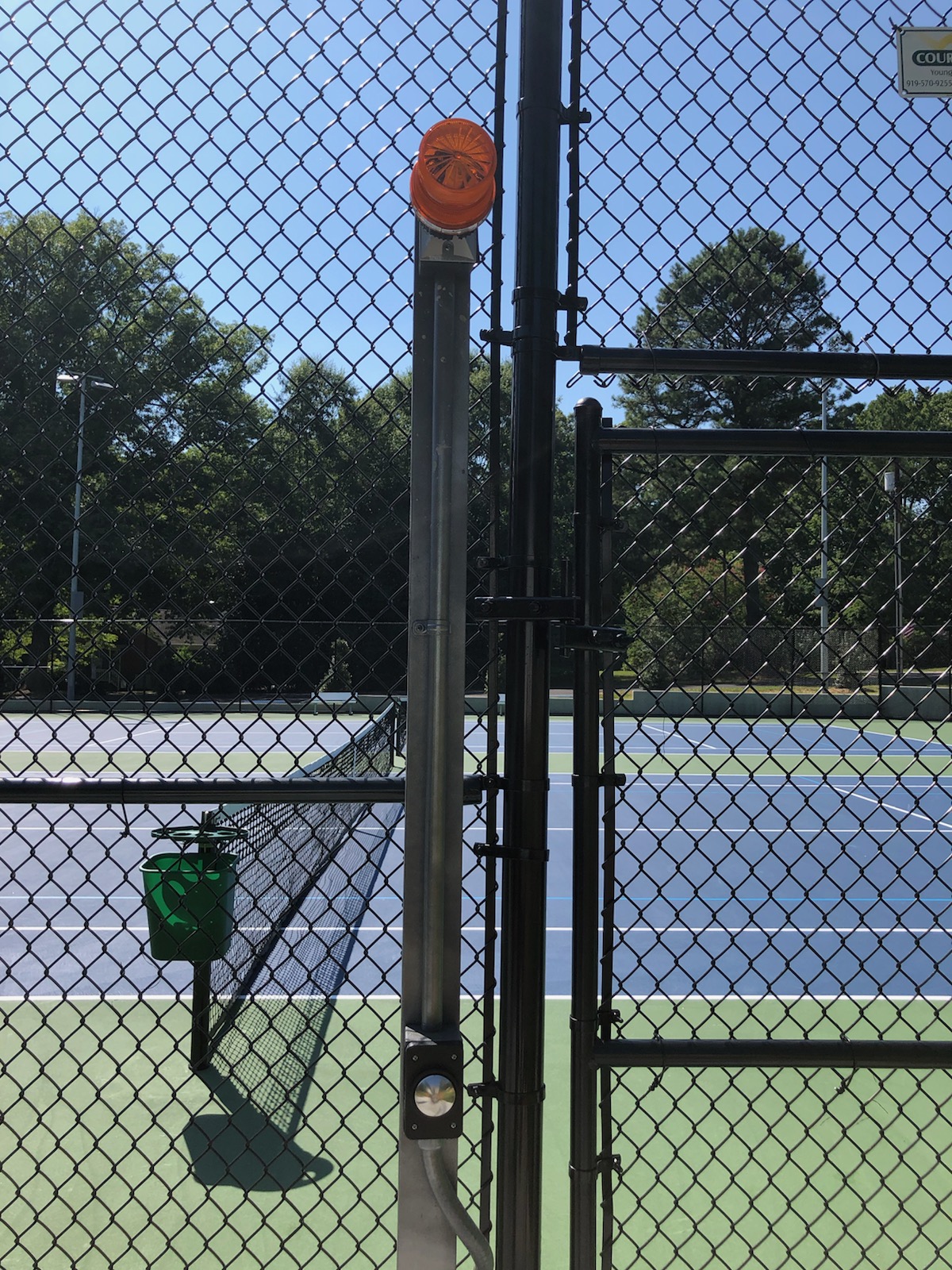 Indicator Light at Tennis Court Image