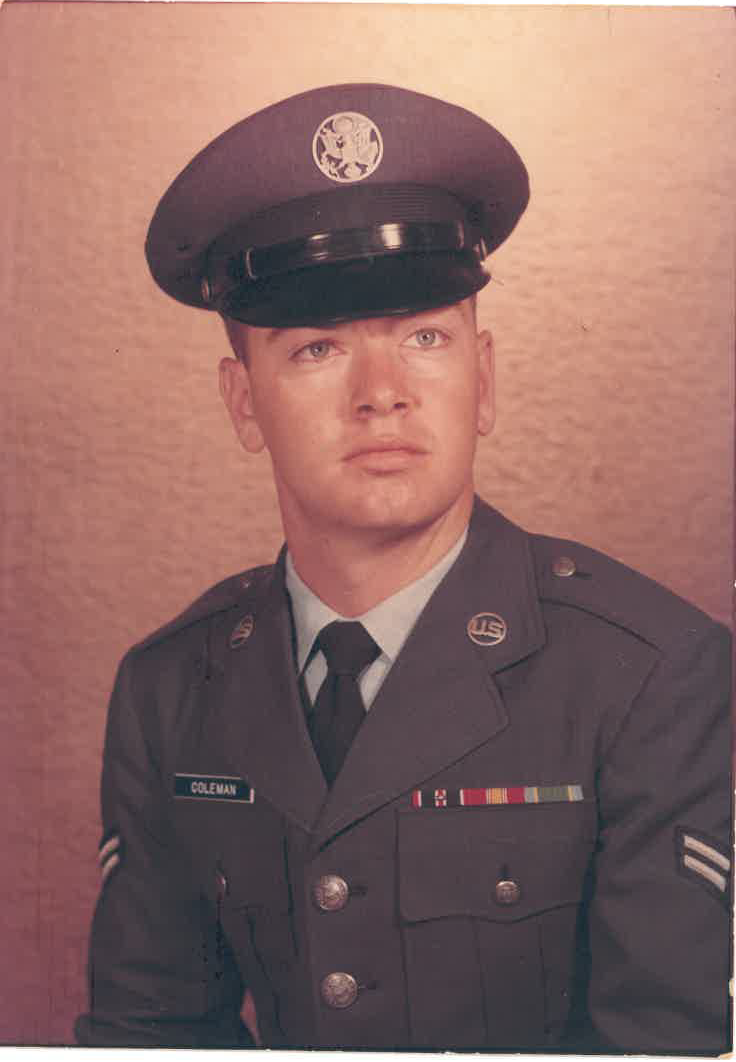 Bennie Coleman in uniform
