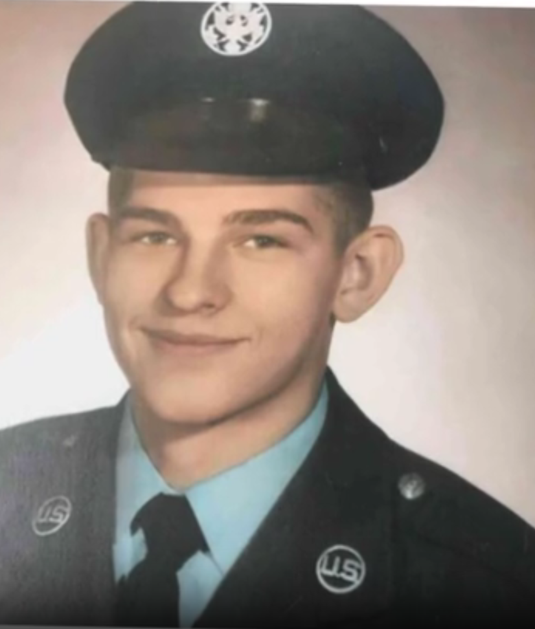 Jerry Hall in uniform