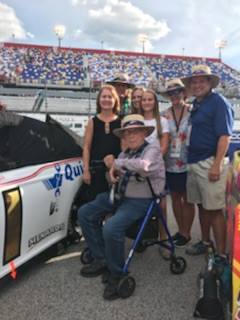 Wallace Strader at racetrack