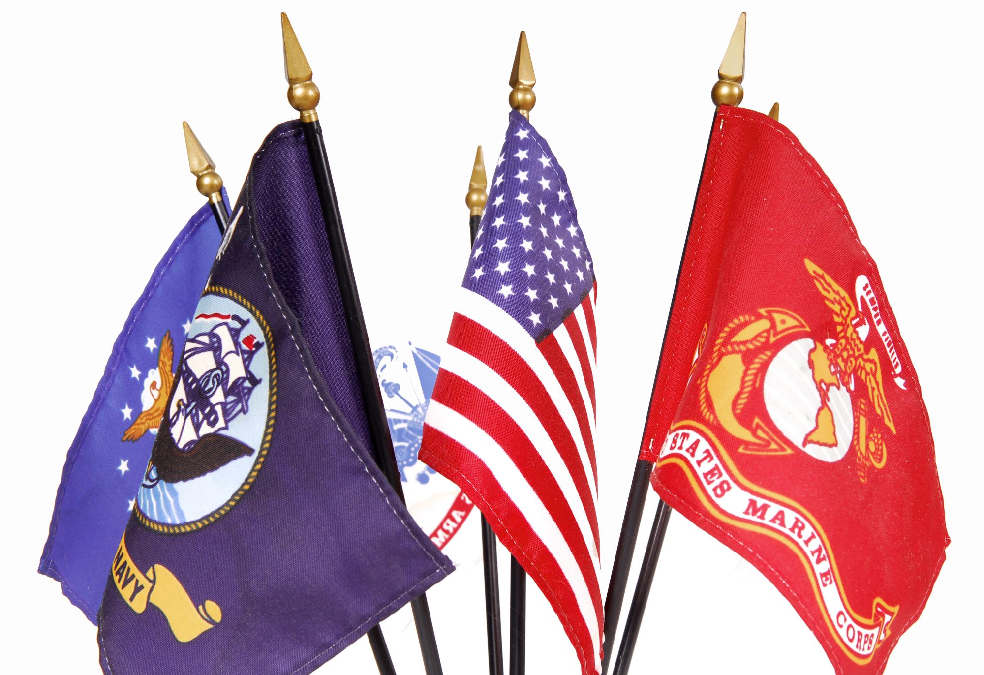 United States Military Flags